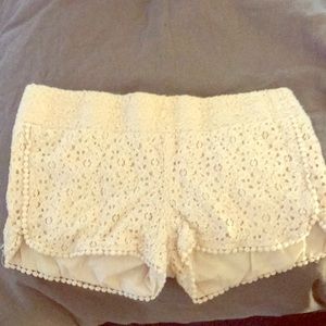 Crochet shorts
